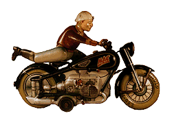 Blechspielzeug Motorrad Arnold Mac700